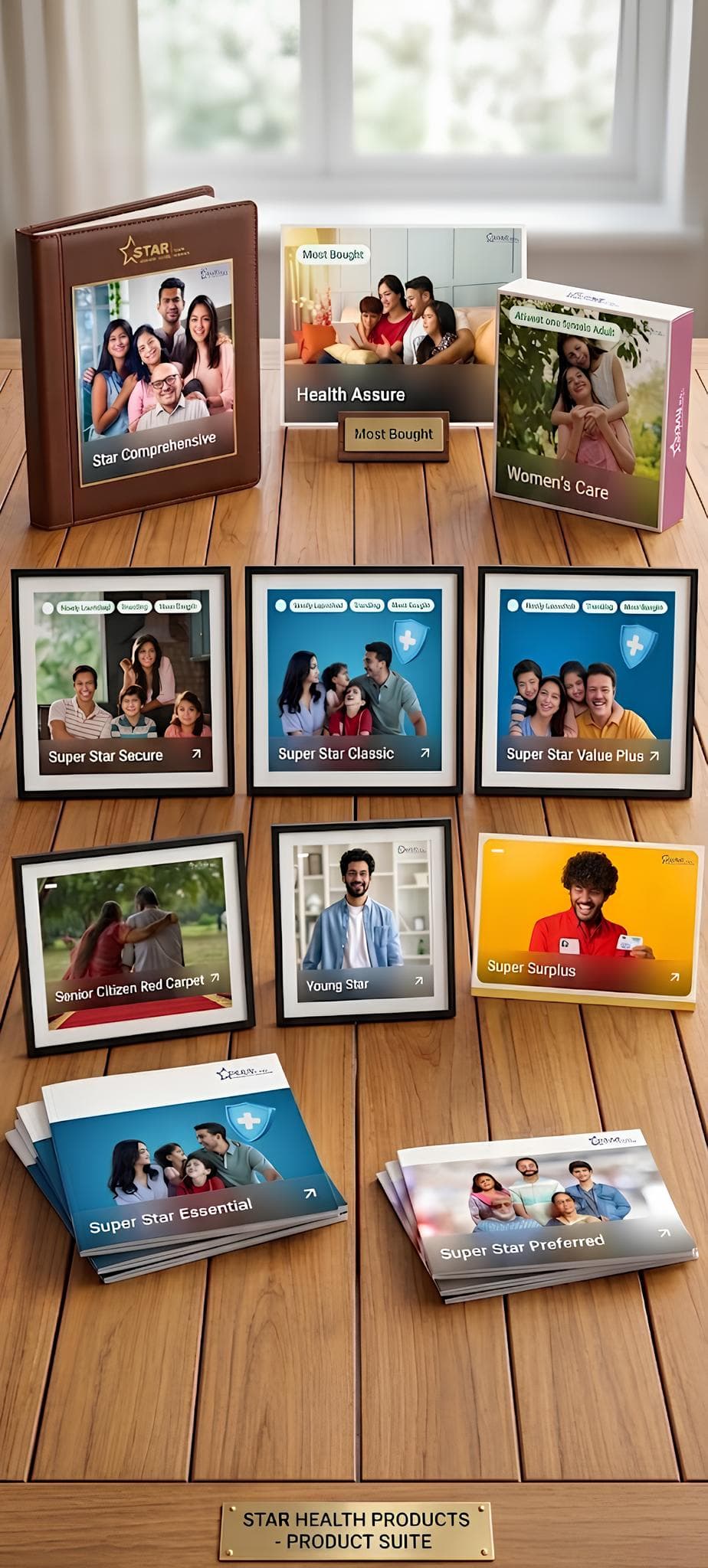 Range of health insurance products